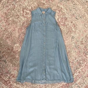 Denim Chambray Tunic Dress